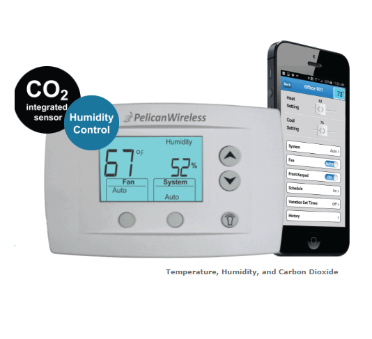 Remote control thermostat, remote temperature monitor with cell phone